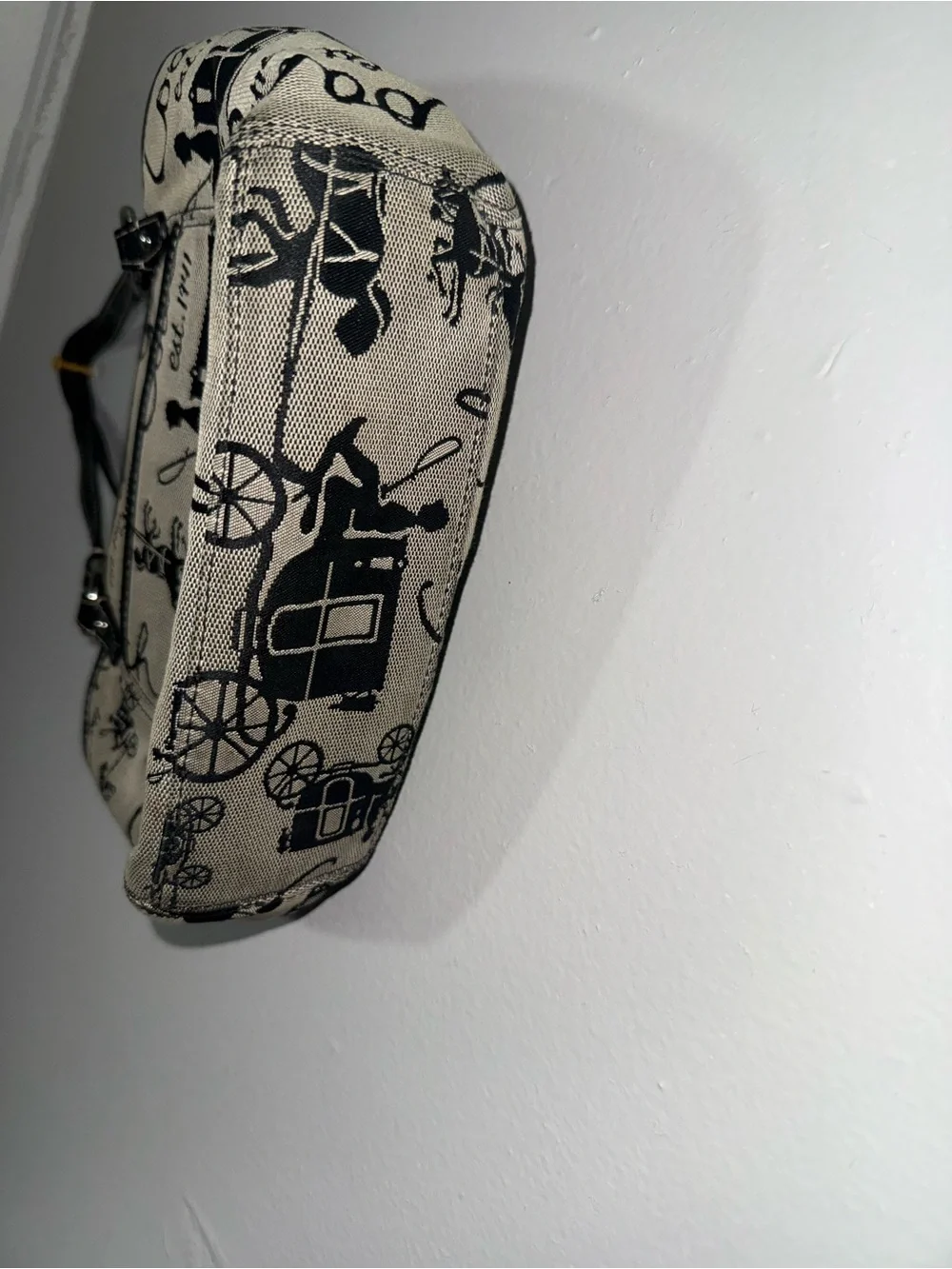 Y2K Coach Horse and carriage monogram leah tote bag COACH Horse 
